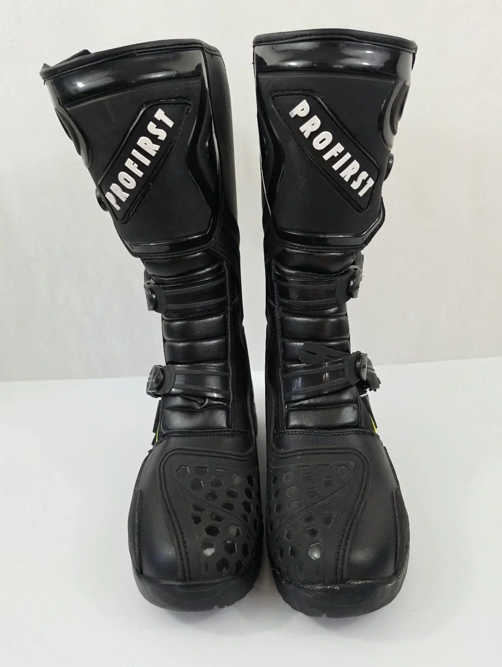 PROFIRST Genuine Leather Waterproof Motorcycle Boots